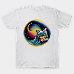 Cat in space - A world full of dreams T-Shirt